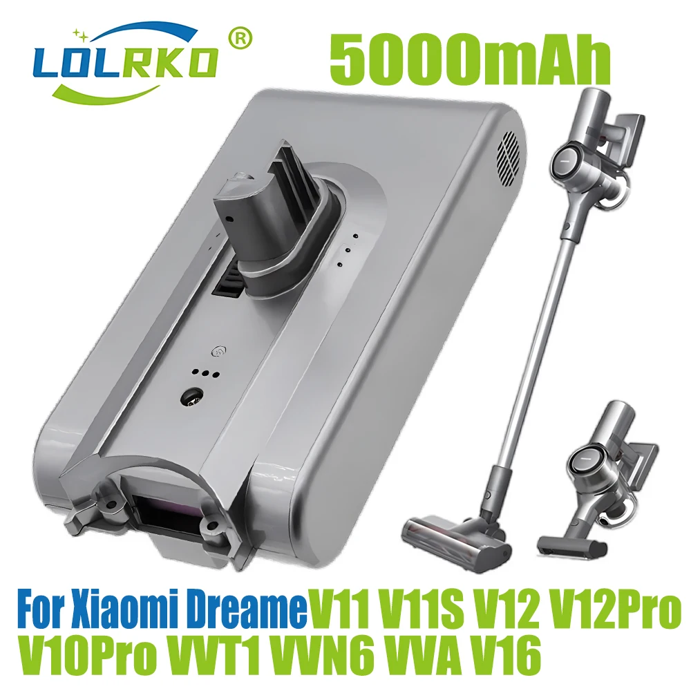 

Сменная батарея для беспроводного пылесоса Dreame V11 V11SE V12 VVT1 vn6 VVA1 18650, сменная батарея