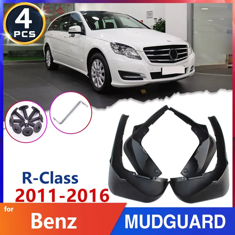 

Car Mudflaps Mudguards Fender For Mercedes Benz R Class R-Class W251 2011-2016 2012 Splash Guards Flaps Car Accessories Goods