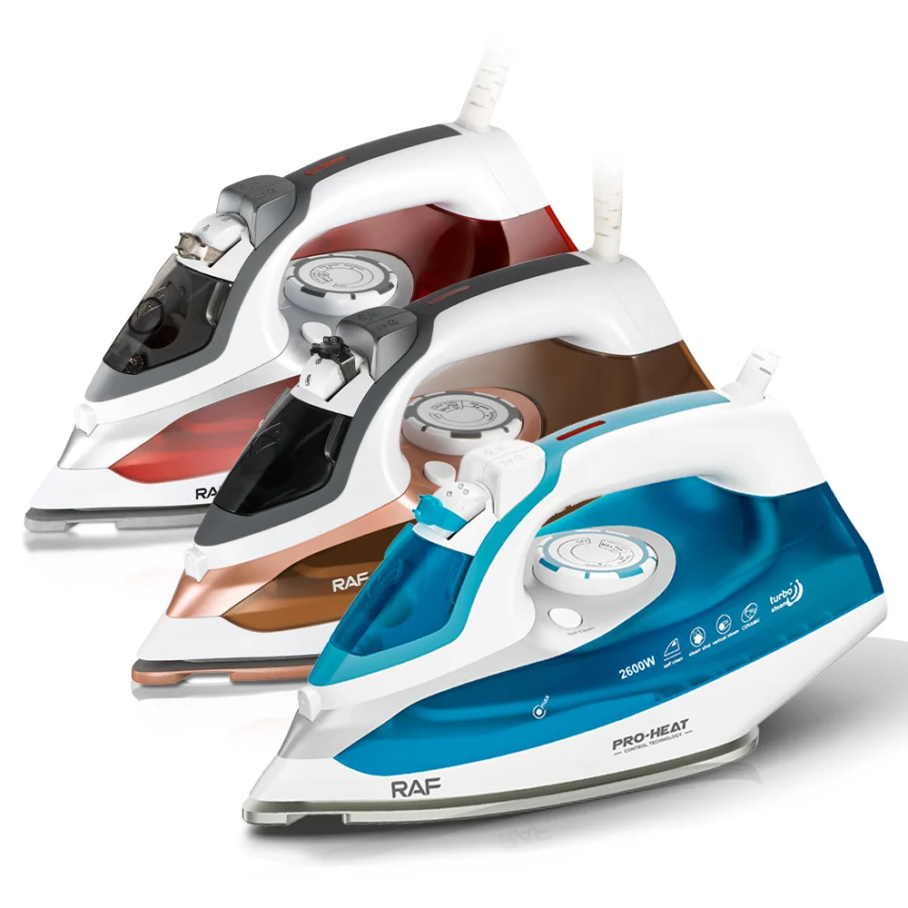 

Электрический паровой утюг Pro 5, керамическая система очистки Calc, система защиты от капель, 2600 Вт, паровой выстрел до 145 г/мин