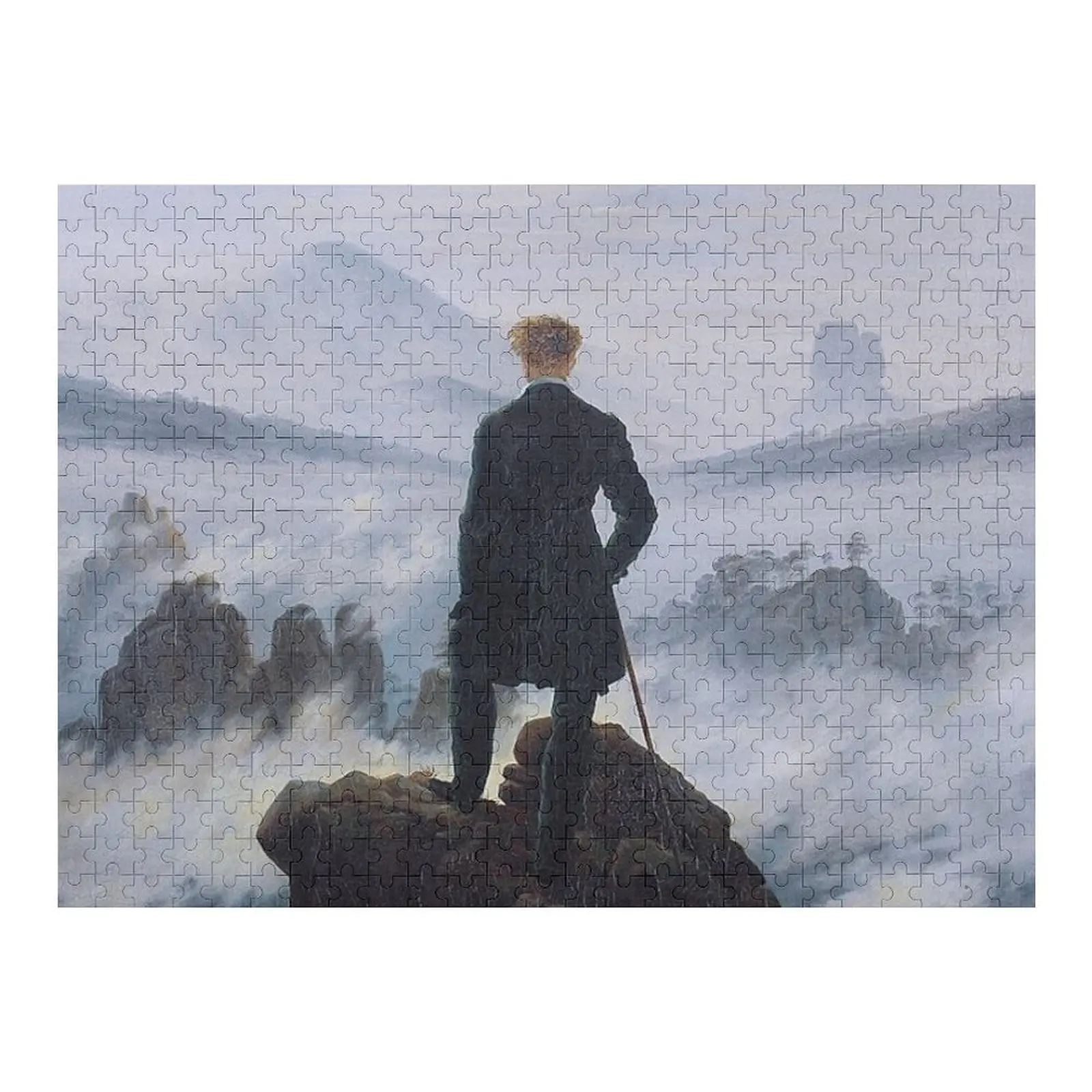 

WANDERER ABOVE THE SEA OF FOG - CASPAR DAVID FRIEDRICH Jigsaw Puzzle Personalized Wooden Animal Puzzle