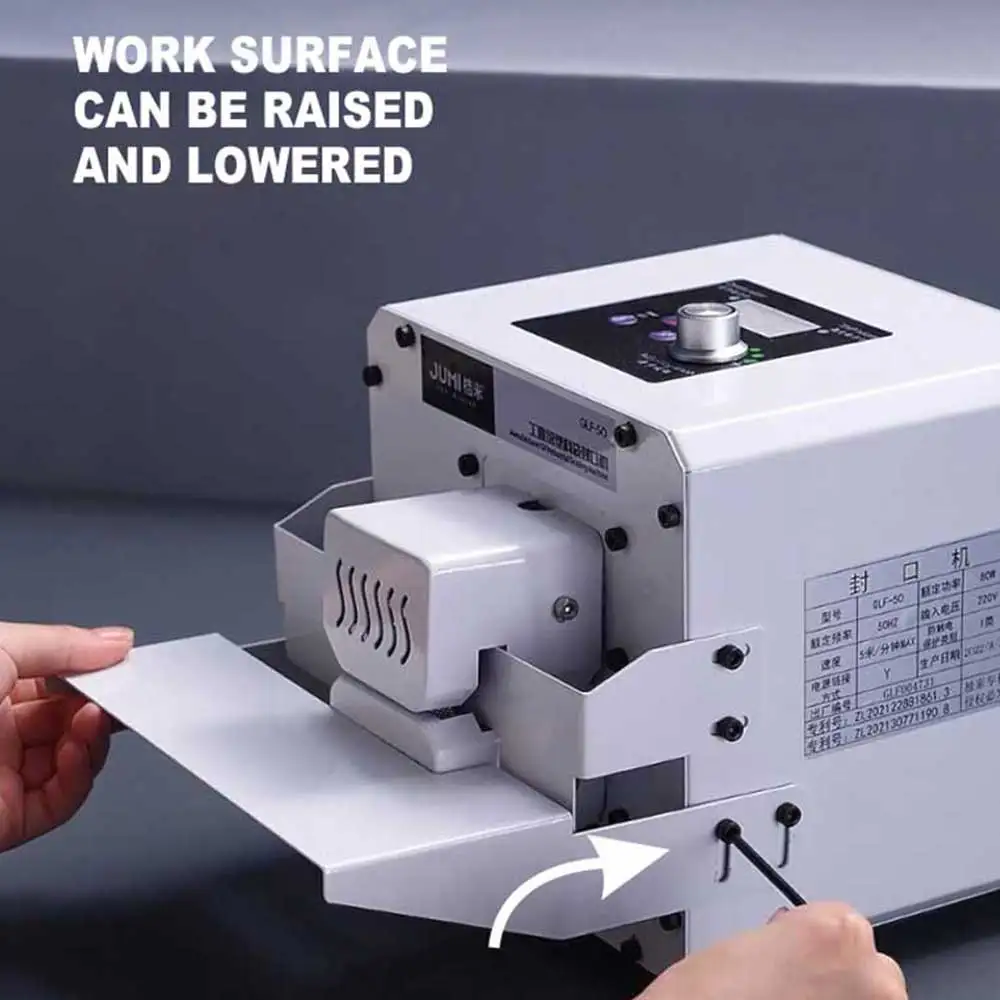 เครื่องซีลถุงพลาสติกอาหารเชิงพาณิชย์เครื่องซีลถุงขนมไหว้พระจันทร์อัตโนมัติเต็มรูปแบบเครื่องซีลความร้อนขนาดเล็ก