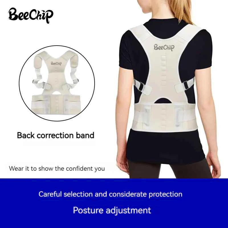 Top Adjustable Magnet Posture Corrector Back Corset Belt Straightener Brace Shoulder Corrector Lumbar Postura Braces Supports