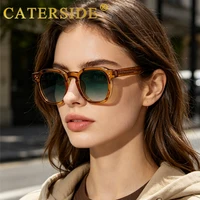 CATERSIDE Retro Punk Men Sunglasses Small Frame Square Personalized Design Sun Glasses Women Travel Party Business Festival Gift - Image 4