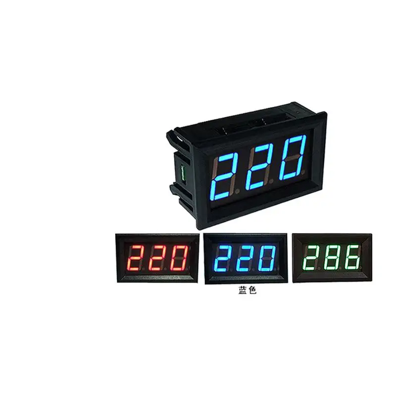 

LED Display AC Voltmeter Two Wire Tester 220V 380V Industrial