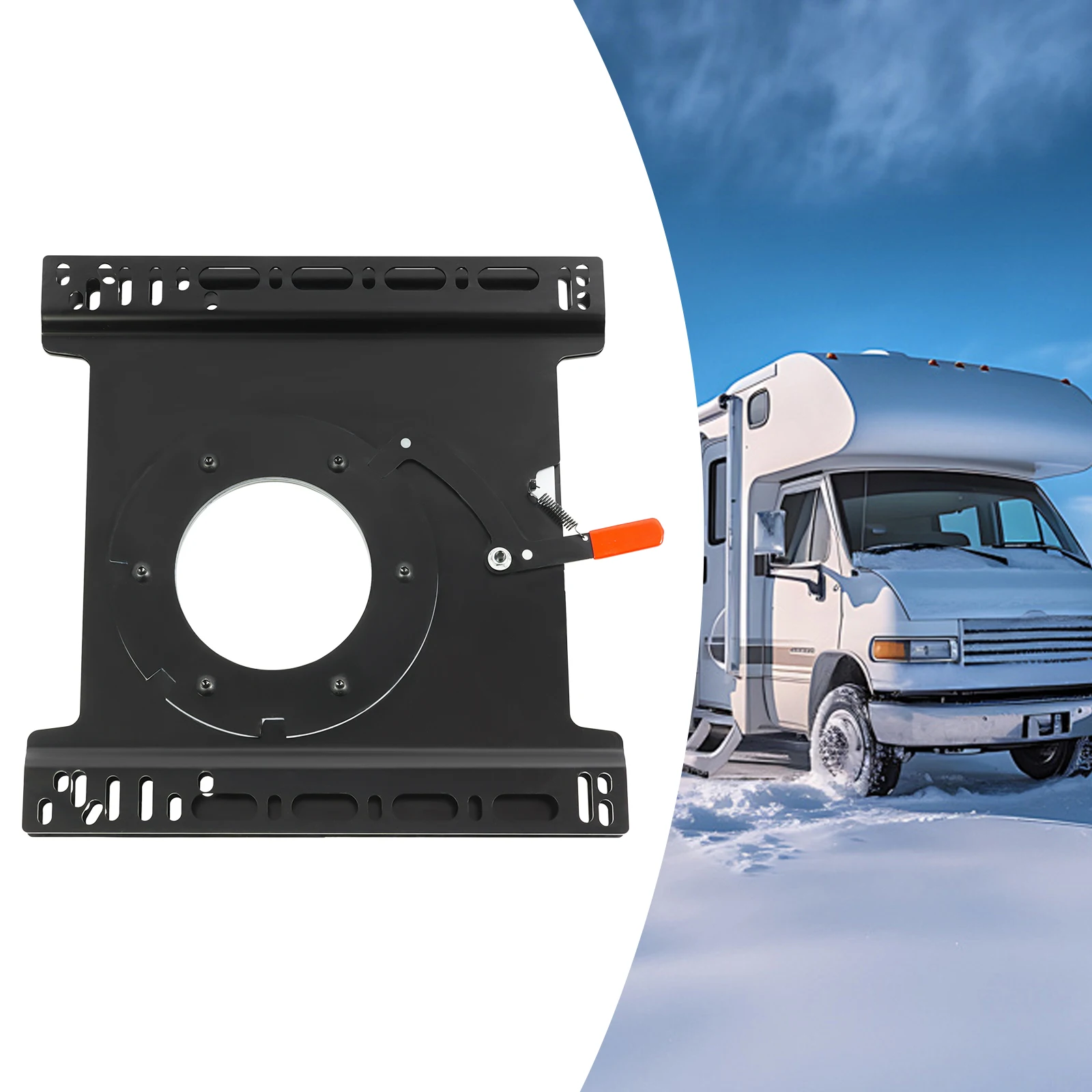 360 °   Base sedile girevole, acciaio resistente, capacità 12 kg per Mercedes Sprinter, Ford Transit, VW T5/T6 Altro