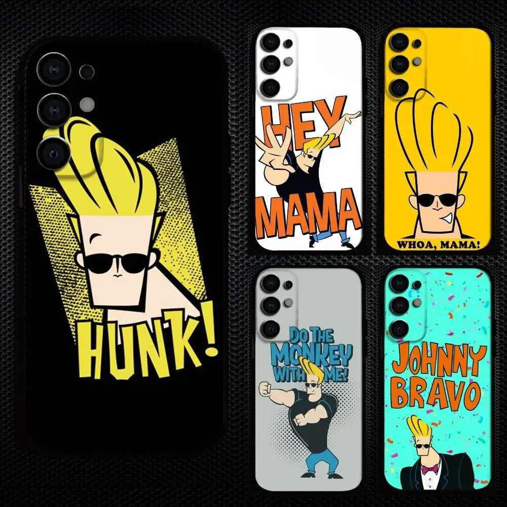 

J-Johnny B-Bravo Phone Case For Samsung S25,S24,S21,S22,S23,S30,Ultra,S20,Plus,Fe,Lite,Note,10,9,5G Black Cover