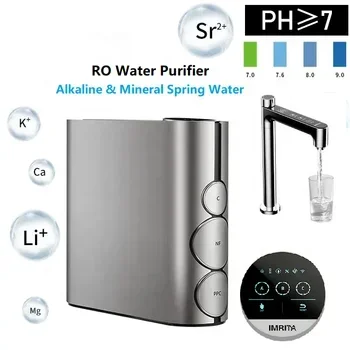 IMRITA Tankless Large Flow 800 GPD Water Filter Alkaline Mineral Water Reverse Osmosis RO System Water Purifier For Home