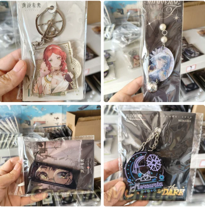 

‌Game Reverse:1999 Sophia Kakanian Ringed Mercury Cosplay Anime Key Chain Pendant Birthday Ornament Halloween Gift Collection