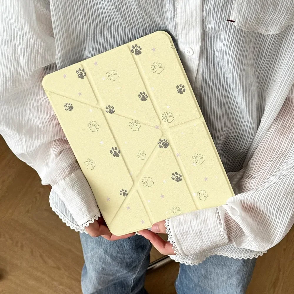 

Love Puppy Yellow Tablet Case For iPad Pro 11 12.9 13 8.3 M2 M4 M3 9.7 10.2 5/6th 7/8/9 10th 11th Mini 6 7 Air 5 6 Stand Cover
