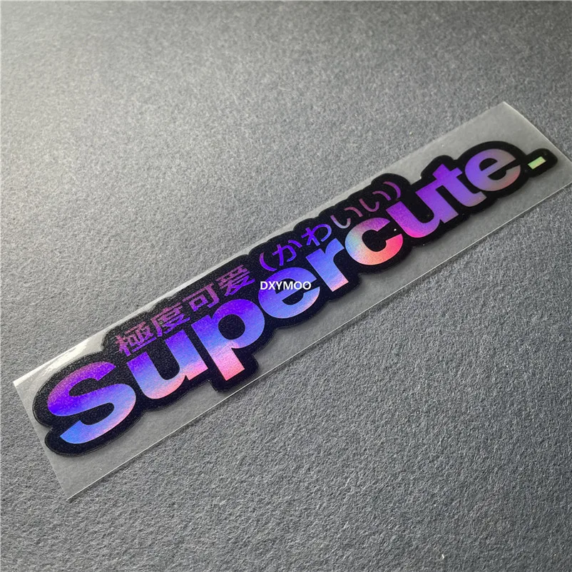 Japanese Style Car Stickers for Superslow Cute Speedhunters Bicycle Motor Fuel Tank Body Decoration JDM Decal Waterproof