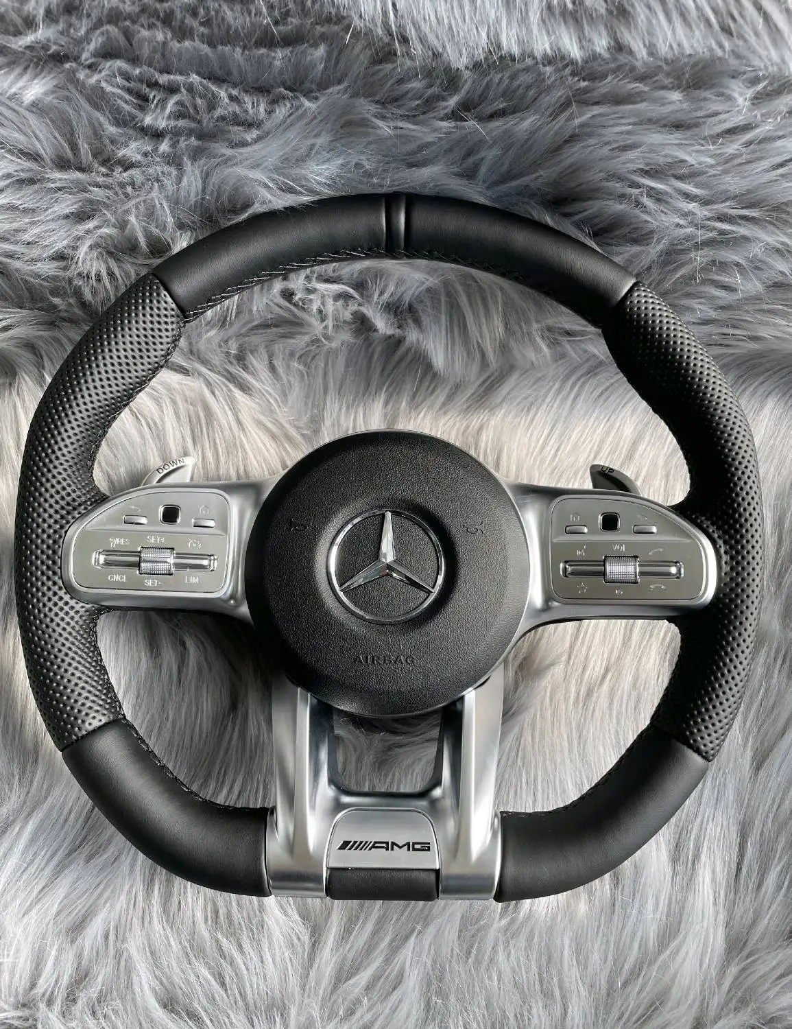 Luxury Steering Wheel car steering for Mercedes Benz GLC class AMG model steering