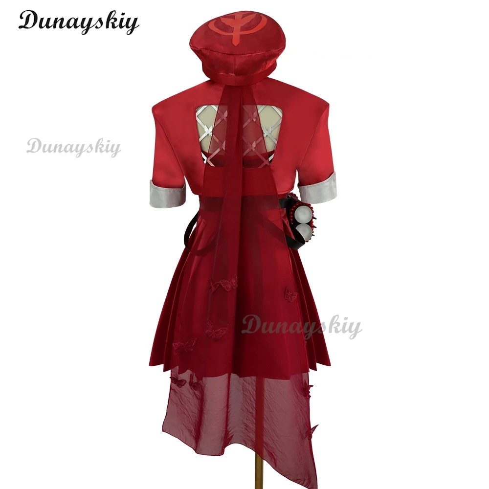 ライバルズ サイロック コスプレ衣装 - 女性用レッドジャンプスーツ/ドレス |   ファンタジー風ロールプレイ衣装、ハロウィンやカーニバルに最適
