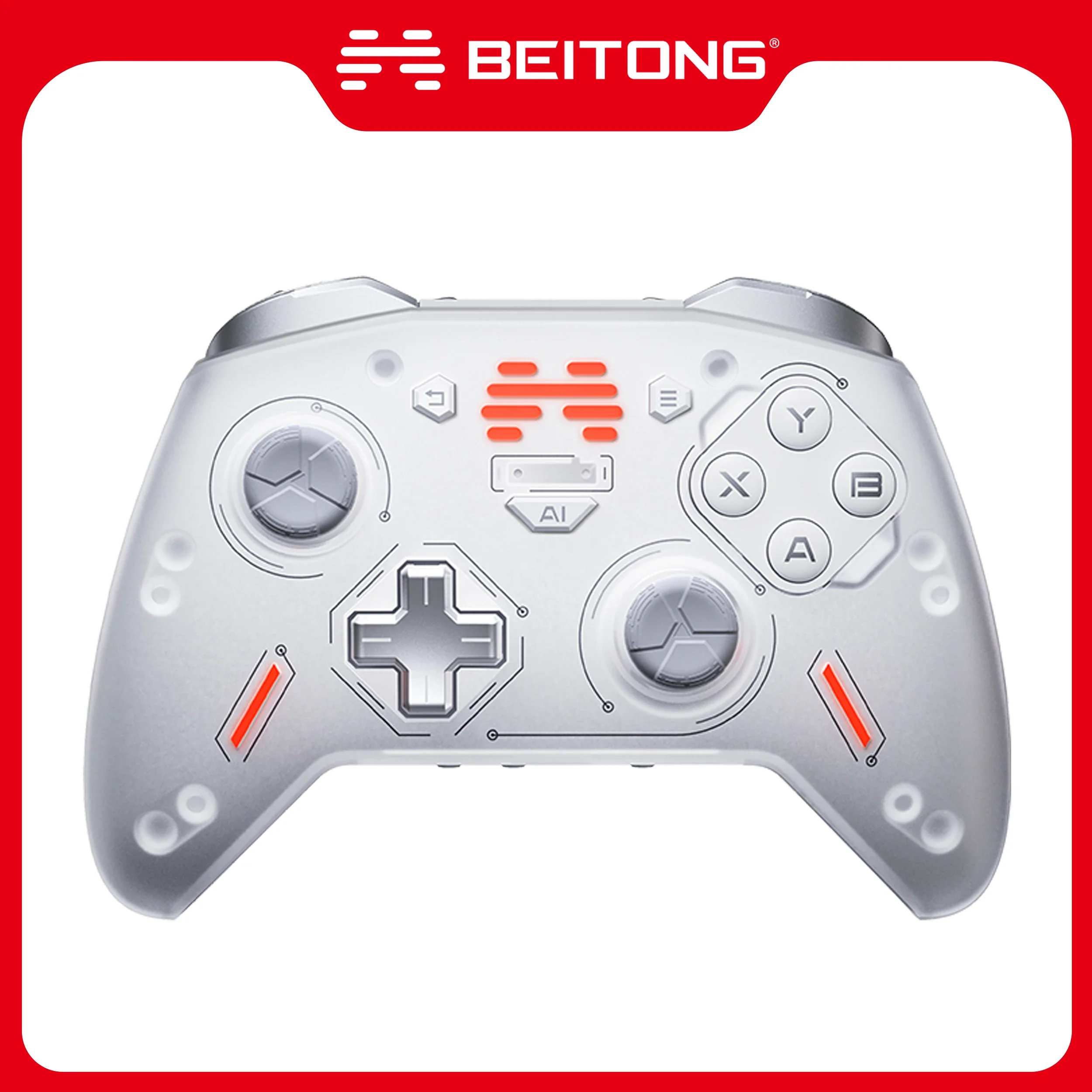 BEITONG Zeus 2 Optical Micro Switches Elite Game Controller For PC Switch Mobile Steam Gaming,1000 mAh/Motion Control/3 Joystick