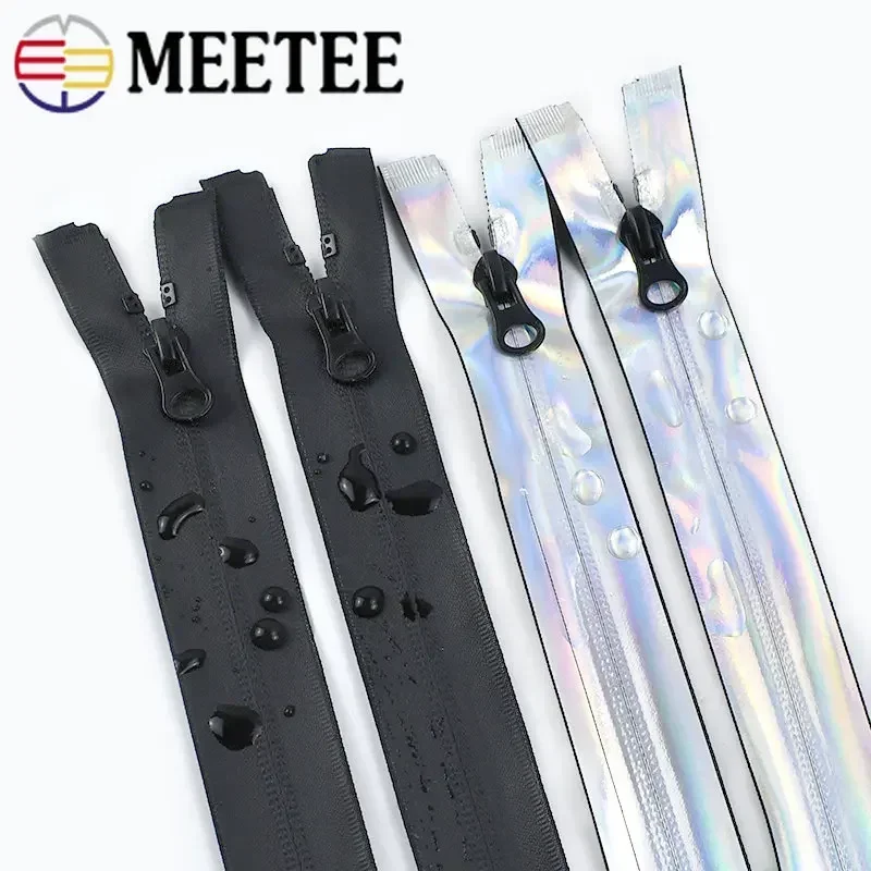 1Pc 5# Waterproof Nylon Zipper 40-100cm Open-End Invisible Zips Repair Kits Bags Jacket Coat Garment Sewing Supplies Accessories