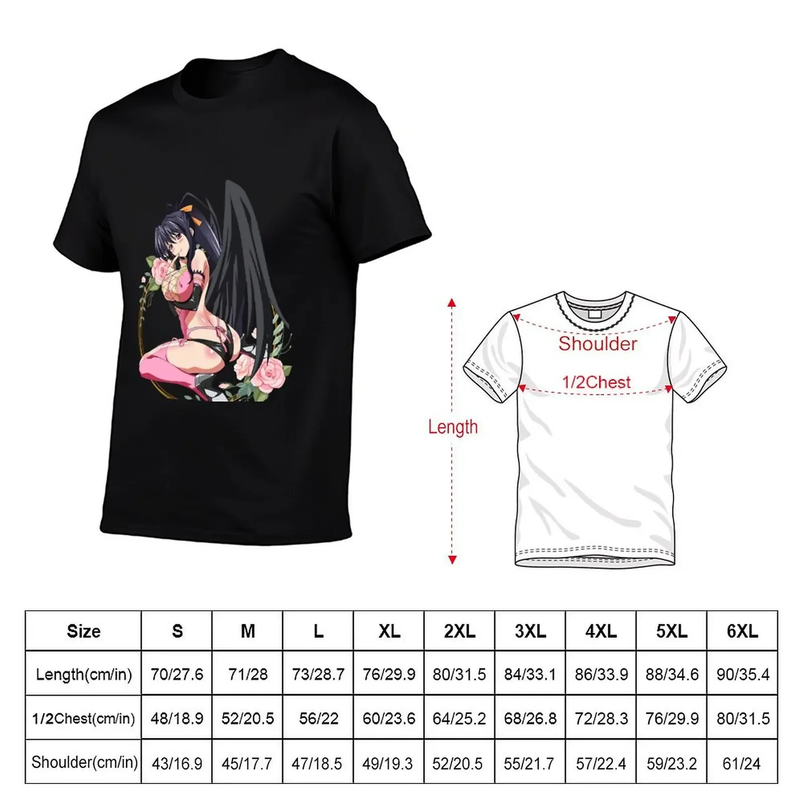 Sexy Akeno - High School DxD T-Shirt animal prinfor boys Blouse funny t shirts men