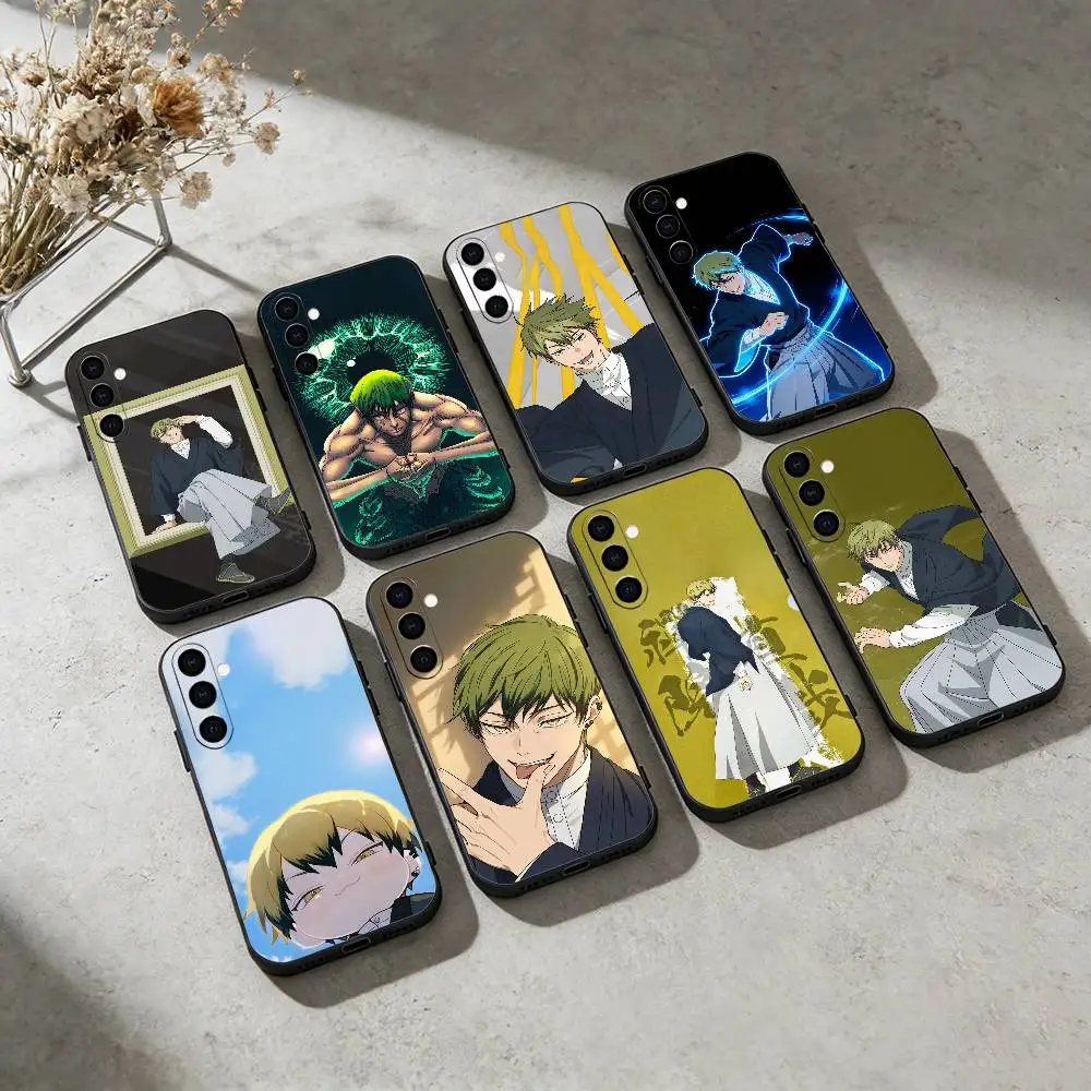 Z-Zenin Naoya Jujutsu Kaisen Phone Case For Samsung Galaxy A91,80,73,72 ,71,53,52,32 ,31,22,21s,20,Soft Black Case