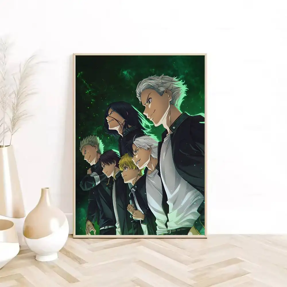 Anime W-Wind B-Breaker Poster  HD sticky wall waterproof home living room bedroom Dorm bar aesthetic decoration