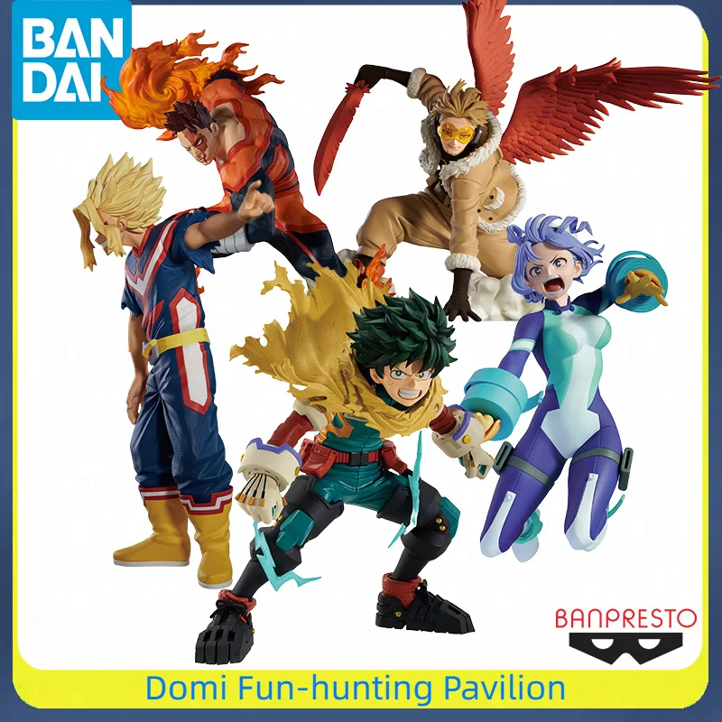 

Bandai Original BANPRESTO My Hero Academia THE AMAZING HEROES-PLUS Аниме Фигурка Midoriya Izuku/ENDEAVOR Готовая модель игрушки в подарок