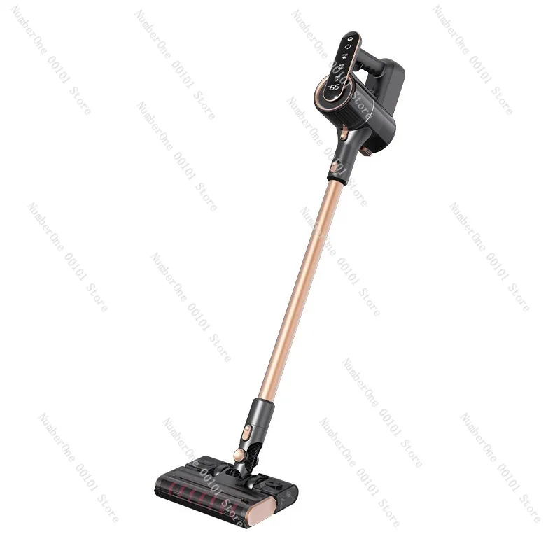 Cordless Long-Handled Sweeping Brush with High-Suction Power, All-in-One Mopping and Vacuum Cleaner for Home Floors