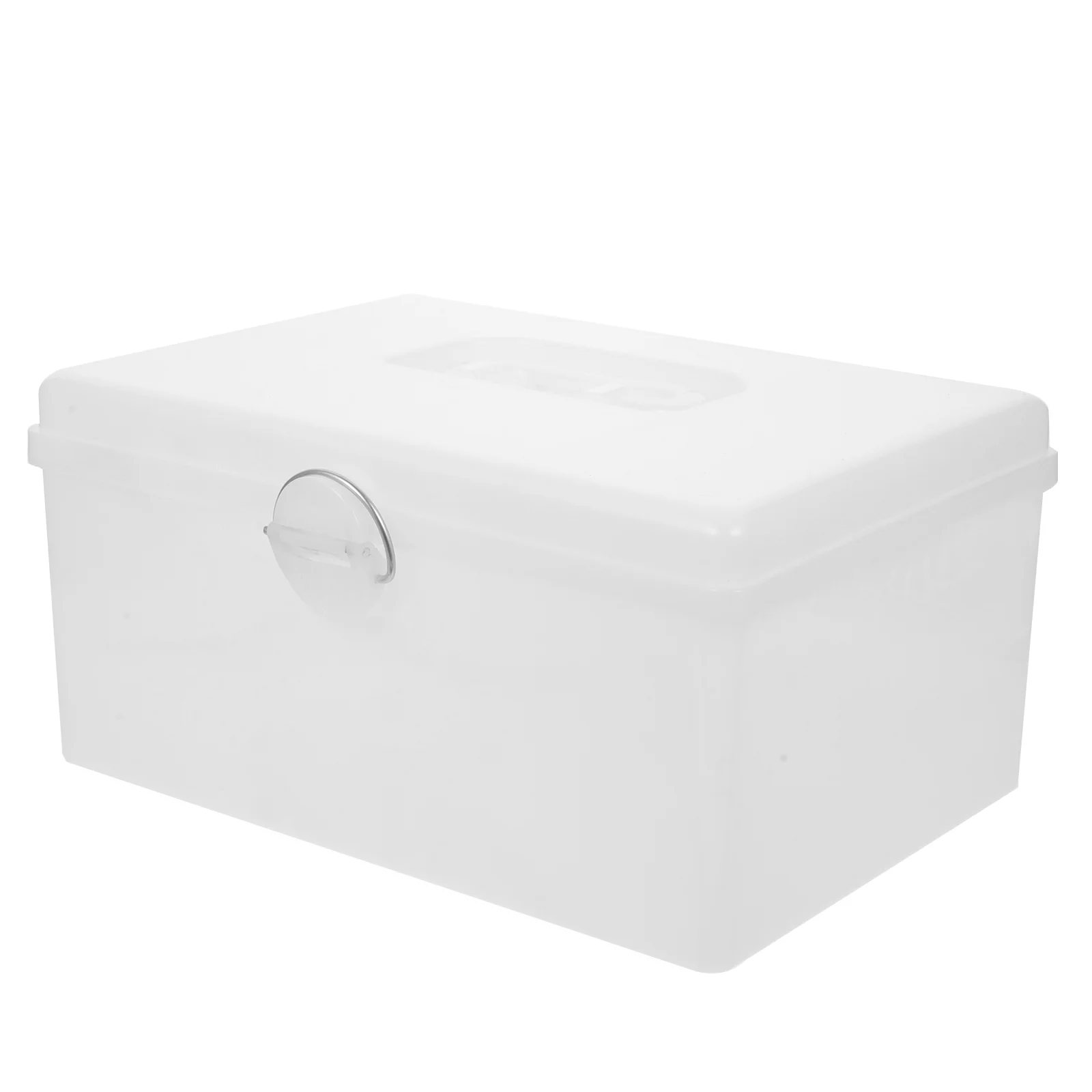 Storage Shelving Mahjong Box Holders Suitcase Tank White Simple Boxes Portable Plastic Travel