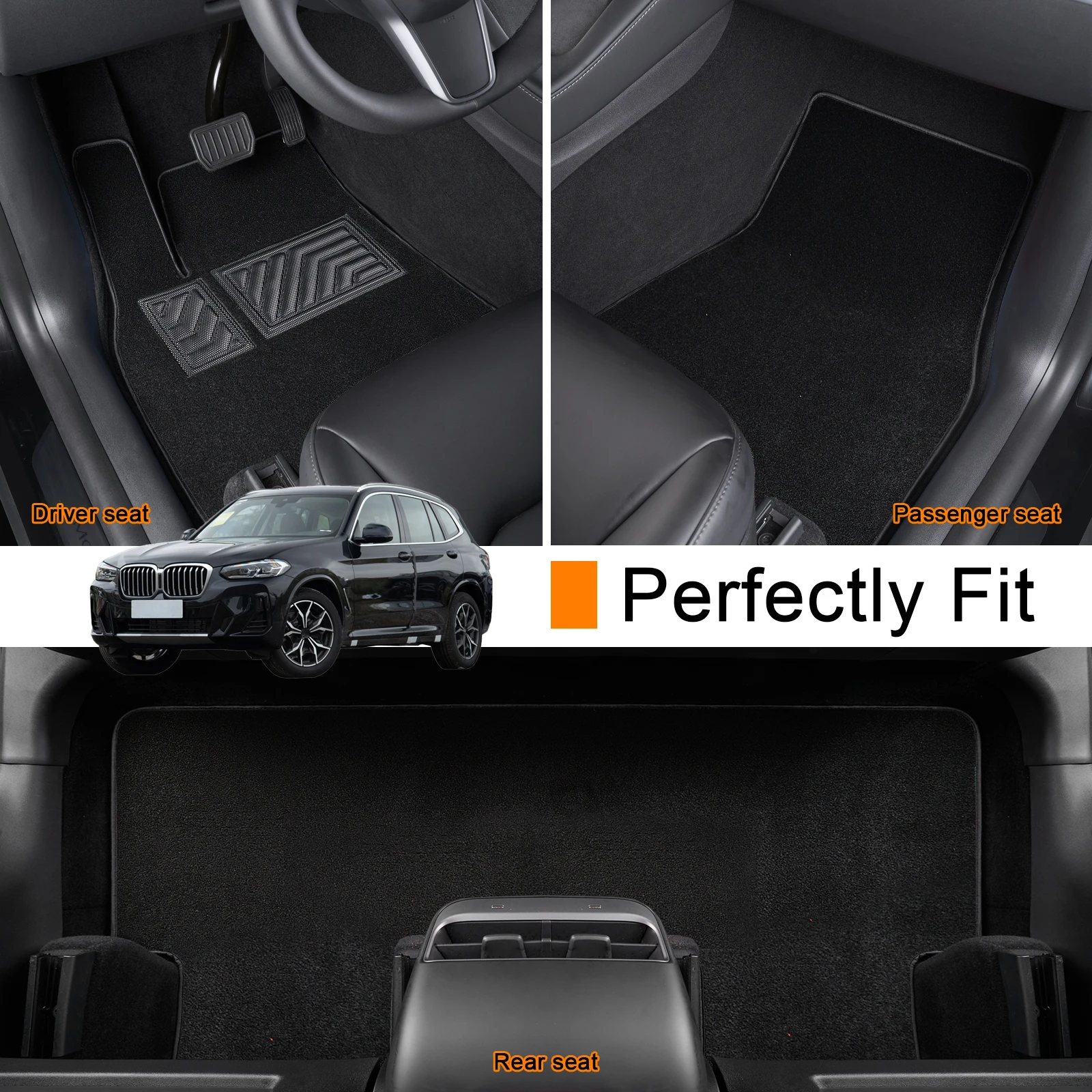 Car Floor Mat - Tapis de sol personnalisés pour BMW