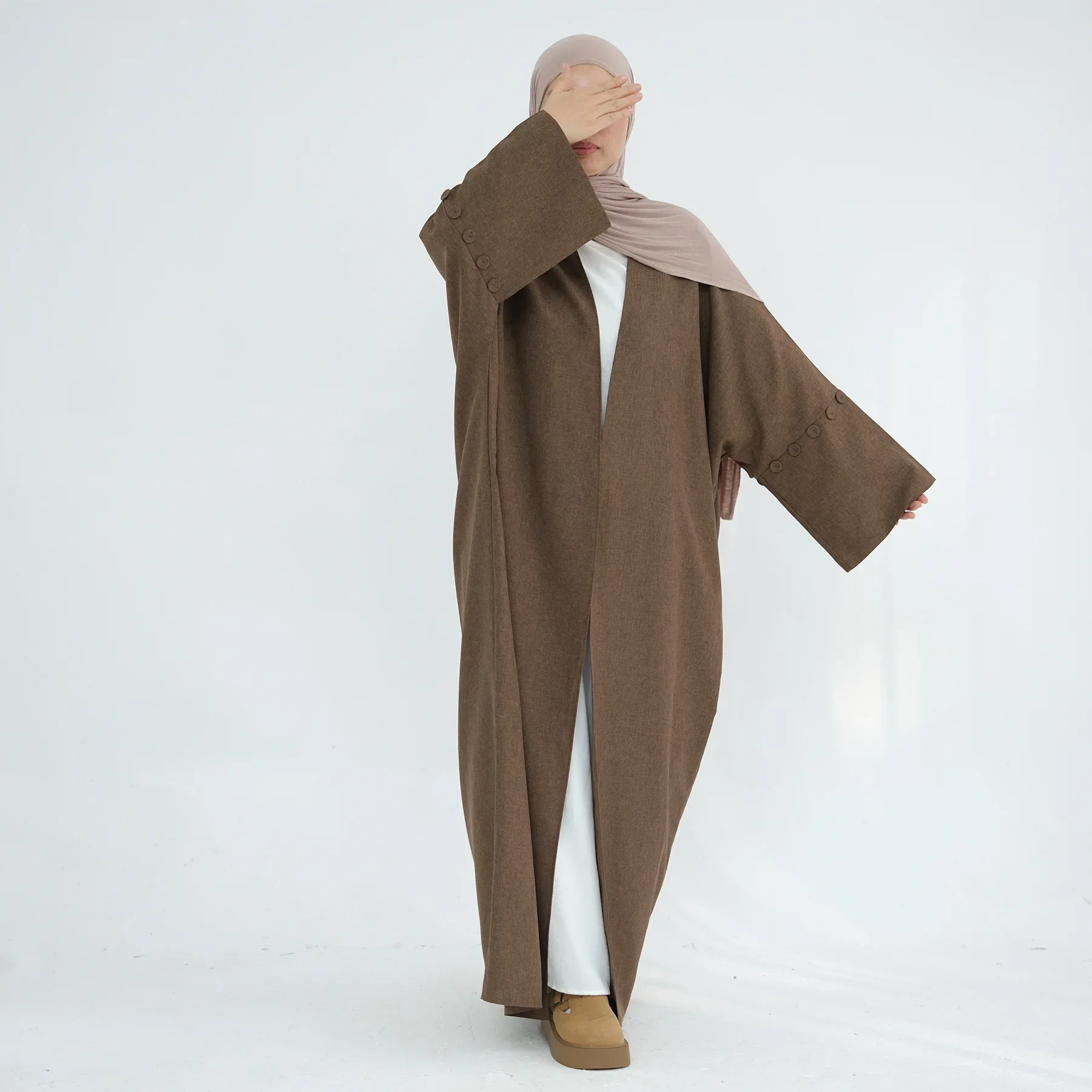 Muslim Fashion Abaya Ramadan for Women Elegant Dubai Modest Clothing Islamic Femme Travel Outfit Fashion Turkey Suit 2025