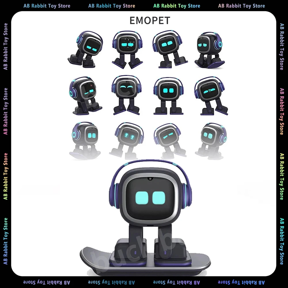 Emo Robot Emo Pet Future Ai Intellect Robot Voice Control Smart Robot Electronic Robot Toys Desktop Companion Christmas Presents