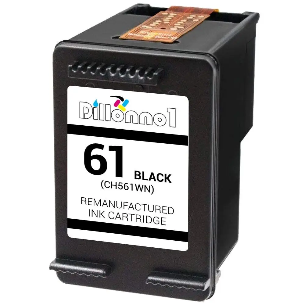 2-PK cartuchos de tinta para HP 61, Color y negro, Deskjet 1000, 1050, 1051, 2050