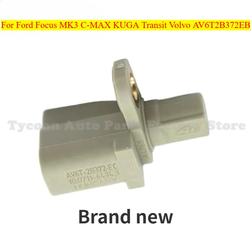 AV6T-2B372-EC AV6T-2B372-EB Brand New Sensor de velocidade da roda traseira ABS para Ford Focus MK3 C-MAX KUGA Transit Volvo AV6T2B372EB