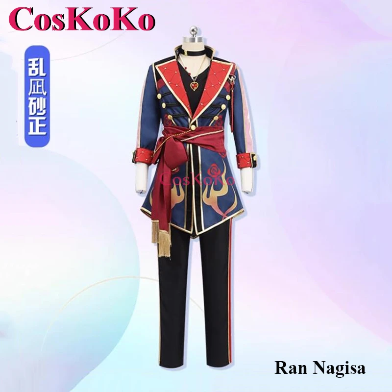 CosKoKo Saegusa Ibara/Ran Nagisa Cosplay Game Ensemble Stars Costume Adam Valentine's Day New MV Uniforms Role Play Clothing