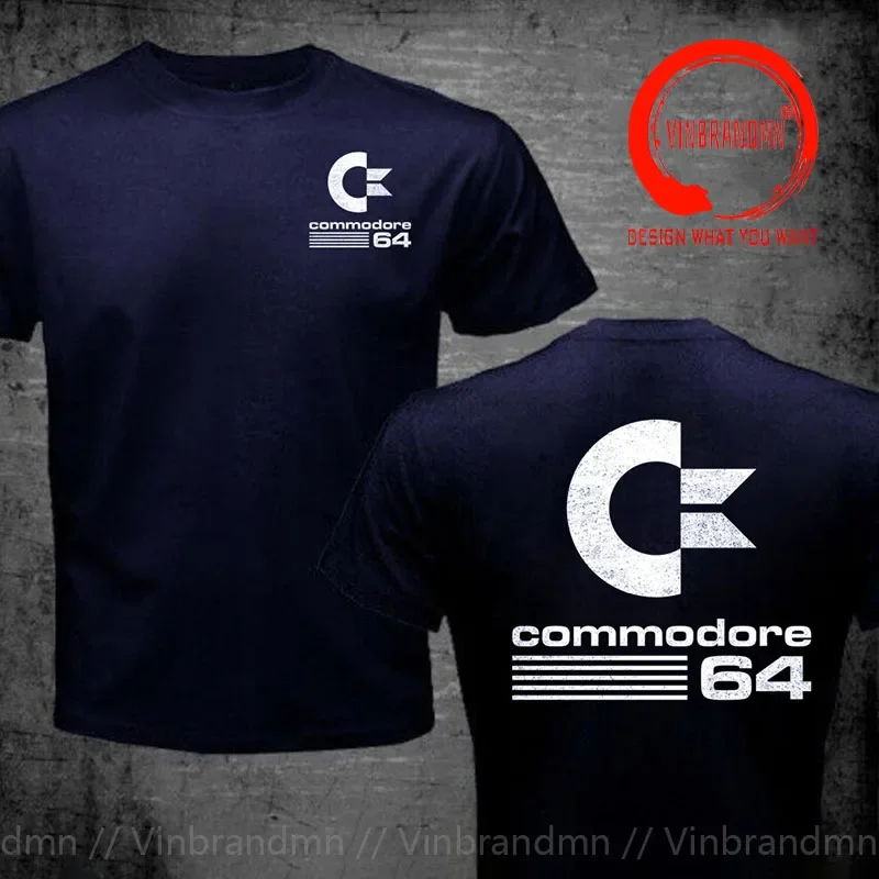 Vintage Retro Commodore 64 Tops T Shirt New Cotton Tee Shirts Camisas C64 Amiga Computer Geek Nerd 3D T-shirt O Neck Tops & Tees