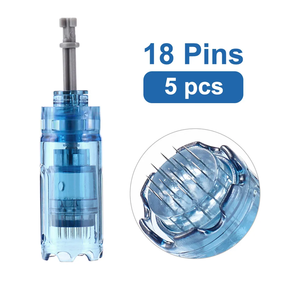 Bajonetcartridge Naald voor Dr Pen M8S/A8S/A9/A11 Microneedle 12/18/24/36/42 Pin/Ronde Nano/3D Vervanging Tip