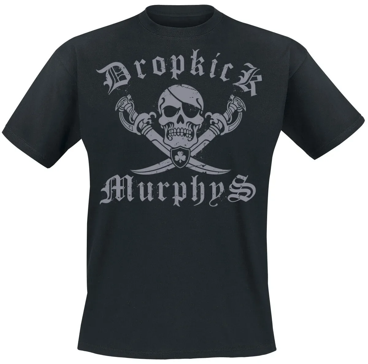 Dropkick Murphys Shipping Up To Boston Piratenschädel T-Shirt Celtic Punk Band Print 100% Baumwolle Unisex Tee Fan Shirt – Detail 6