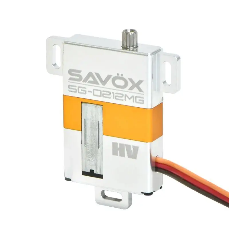 Original SAVOX SG 0212MG High Voltage Metal Gear Glider Wing Servo 0.09sec / 83.3oz 8.4V For RC Glider