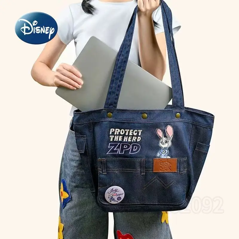 Disney Judy Nick's New Women's Shoulder Bag Large Capacity Fashion Trend Women's Handbag Cartoon Fashion Casual Women's Bag
