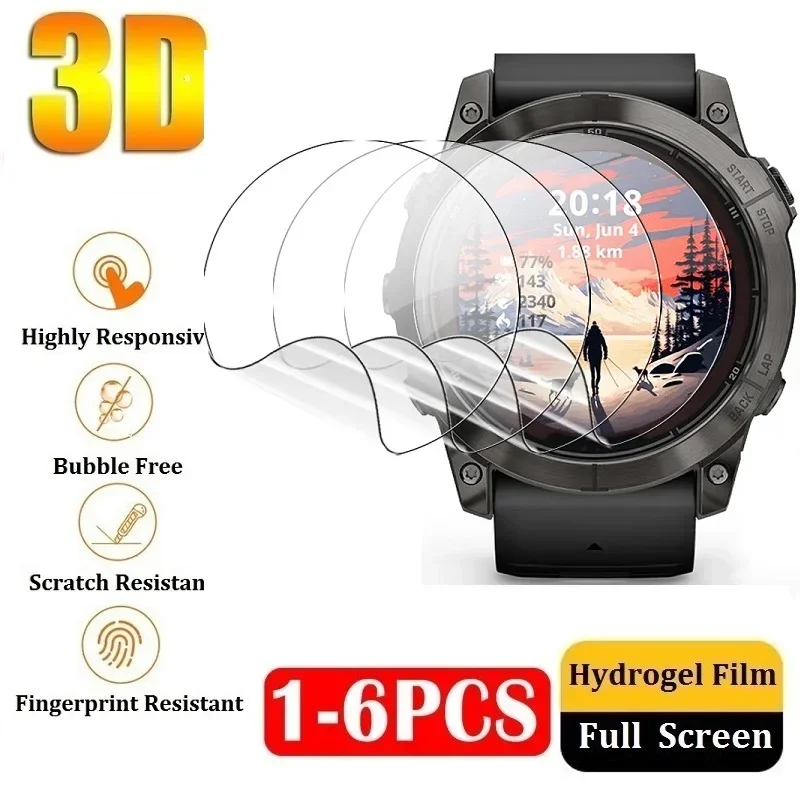 

For Garmin Fenix 7XPro 7S Fenix 7Pro Screen Protector Protective Film for Garmin Fenix 7XPro 7S 7Pro Protective Film Foil