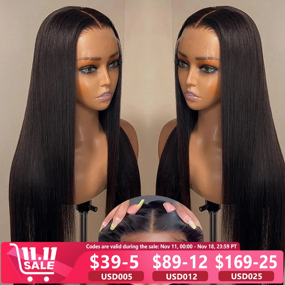 MYLOCKME Wear Go Glueless Wig Brazilian Straight 6x4 5x5 9x6 7x5 Lace Closure Glueless Wig Human Hair Ready To Wear Pre Cut