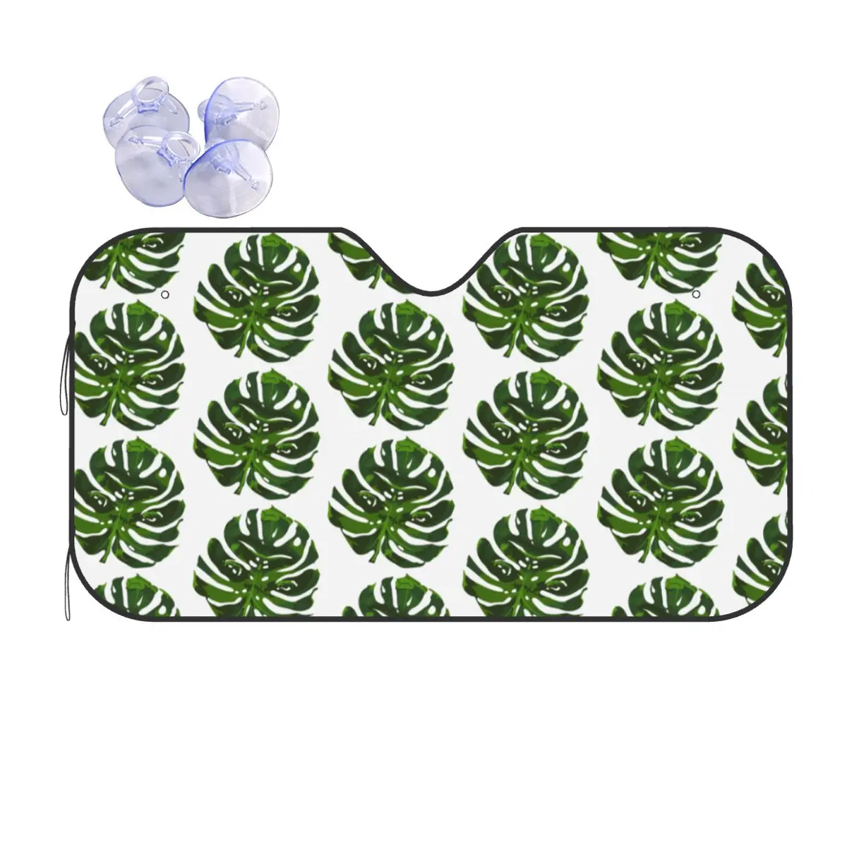 

Monstera Ленивец солнцезащитный козырек лобовое стекло животное Камуфляжный Модный чехол Передняя зеркальная поверхность тепловой отражатель