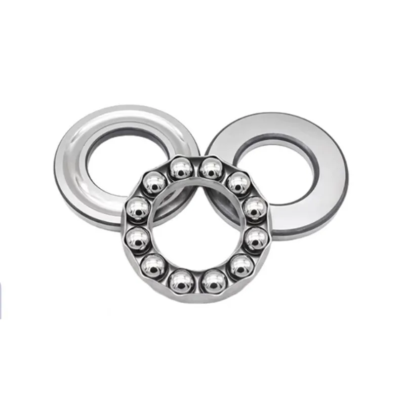 1 Buah Bantalan Bola Dorong Aksial Bidang 316/304 Stainless Steel S51100 S51101 S51102 S51103 S51104 S51105 S51106