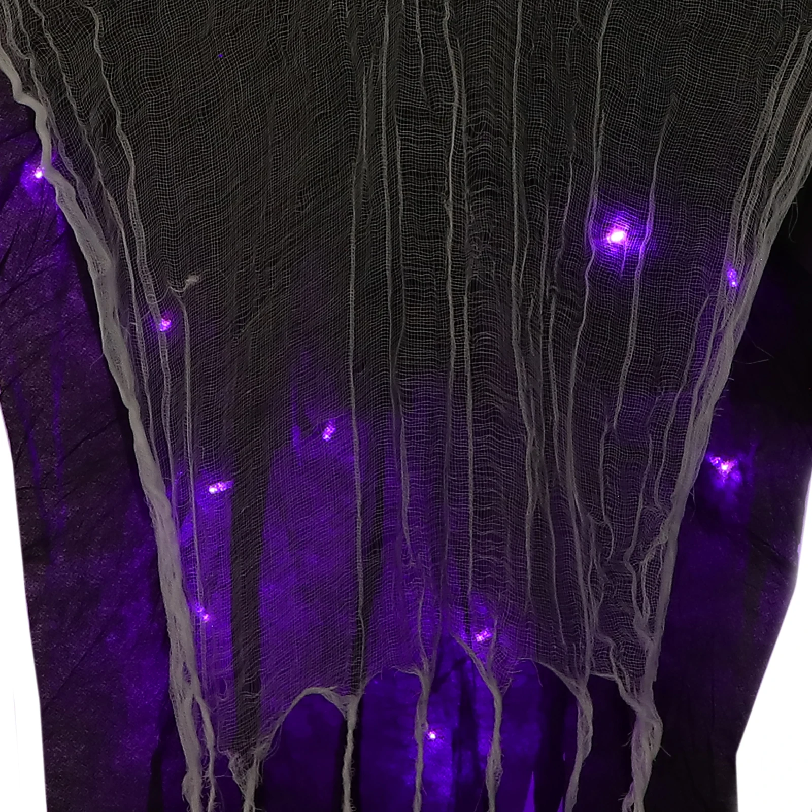 

Glowing Head Halloween Ghost Decoration Realistic Light-Up Floating Hanging Skull Prop Outdoor Spooky Yard Decor