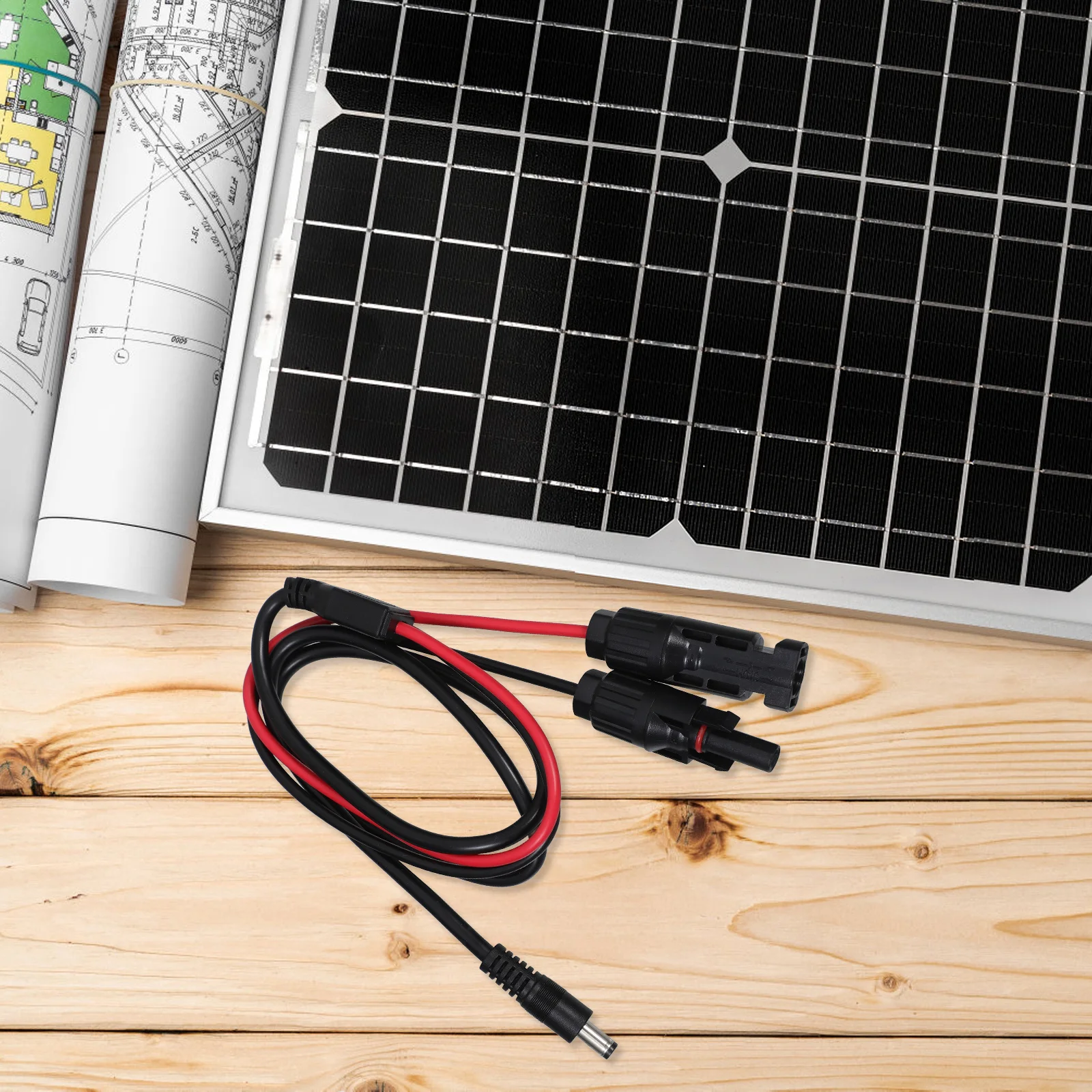 

to Dc5525 Solar Panel Extension Wire Adapter Cable for Automotive Rv Home Solar Panel Connector Charging Cable