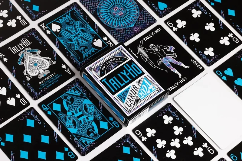 Tally-Ho Butterfly Playing Cards Deck Poker Size Card Games Collectibles