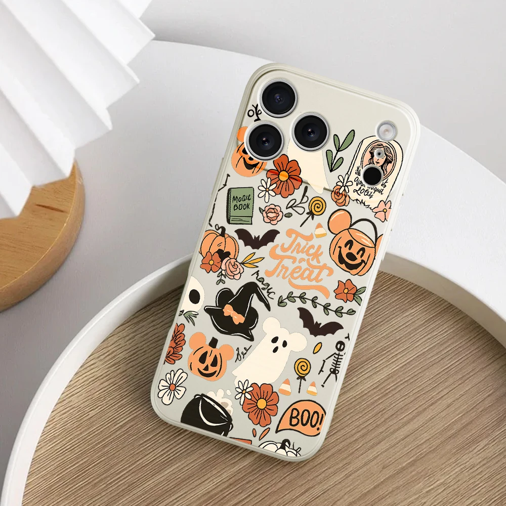 حافظة هاتف على طراز الهالوين لهاتف iPhone17 ProMax 17 Air 16 15 14 13 12 11 Pro Max XS Max7 8 Plus 16e 16 Plus غطاء من البولي يوريثان #4