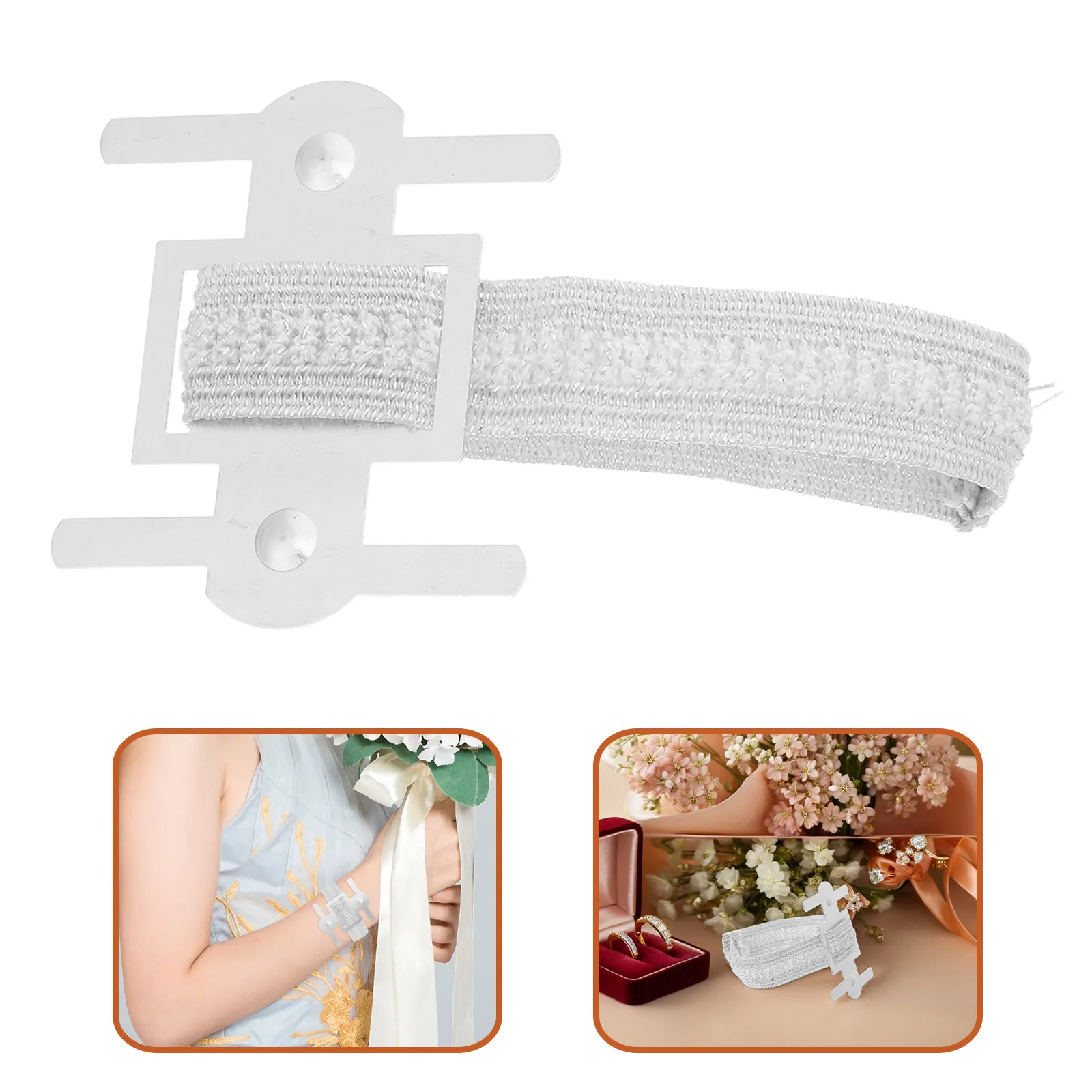 

12 шт. эластичных браслетов-корсажей для запястий, гибкие свадебные браслеты, держатели для цветов своими руками, для свадеб, подружек невесты, цветочные браслеты для вечеринок