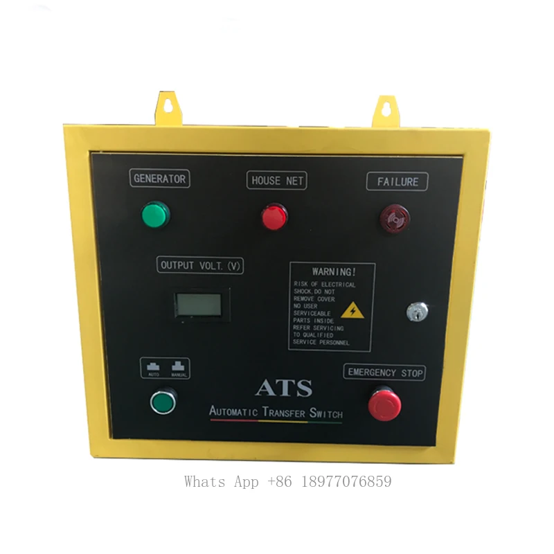 Single Phase 220/230v 10A ATS 20A 25A 40A 50A Automatic Transfer Switch