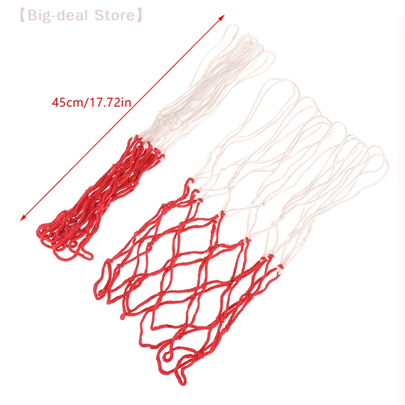 【M】1Pc Outdoor Basketbalnet Zwaar Polyester Draad Basketbalring Mesh Net Vervanging Schieten Training Basketbalnet