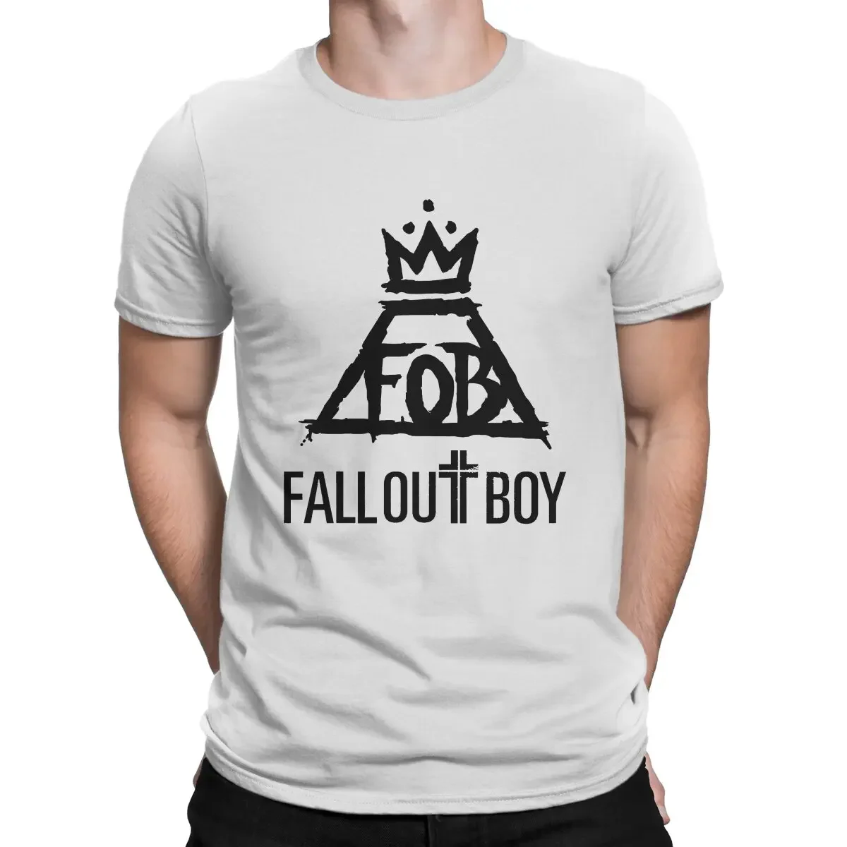 

Short Sleeve Fall Out Boys T Shirts Round Collar Clothes Printed Men T-Shirt Sign Funny Cotton Tee graphic t shirts harajuku