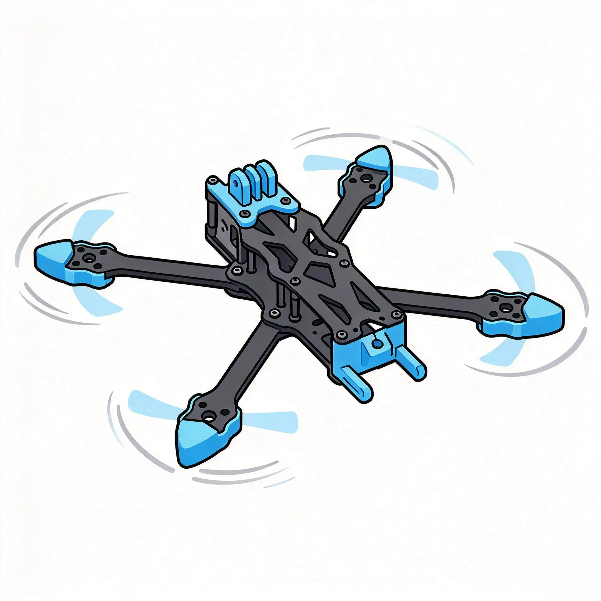 An APEX 5inch FPV Drone Frame Kit Carbon Fiber Racing Drone Quadcopter Freestyle INAV Beatflight F722 Ardupilot Flight Control