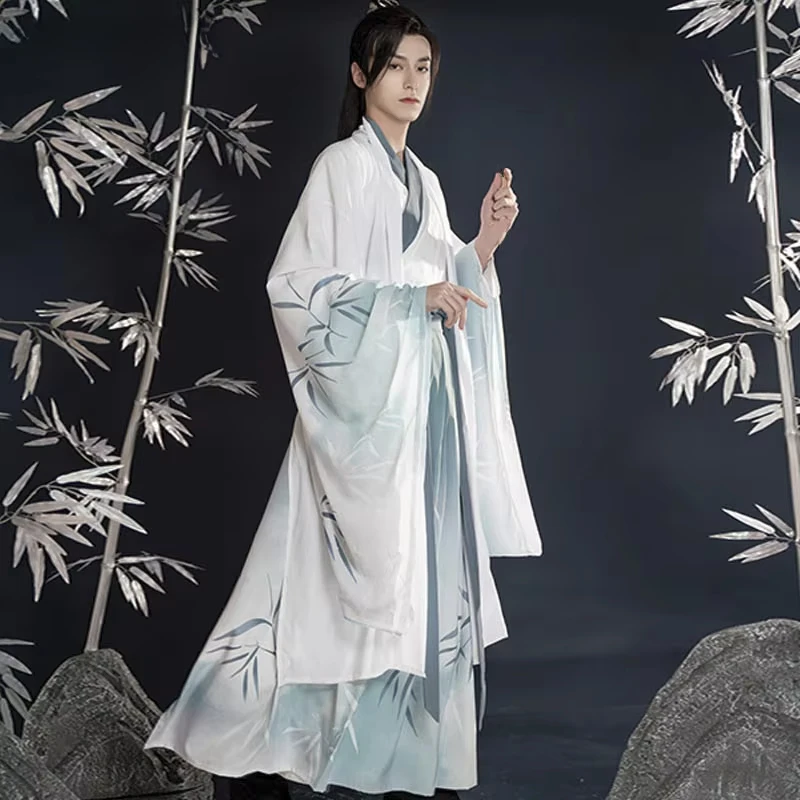 

Chinese Hanfu Costumen for Man Ancient Folk Tang Suit Swordsman Costume Japanese Cardigan Woman Tang Suit Party Cosplay Dress