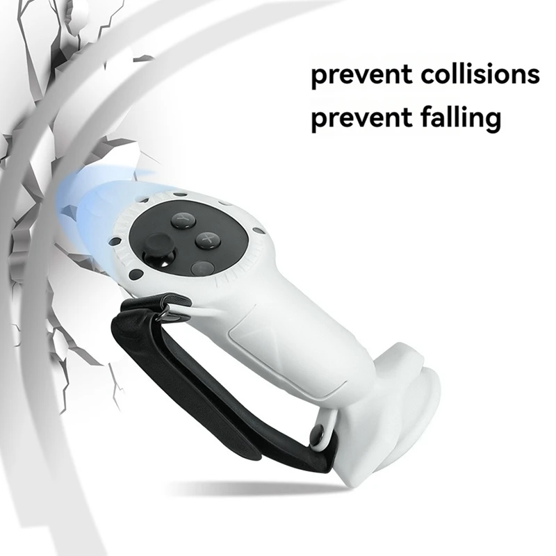 퀘스트 3S 용 보호 케이스 컨트롤러 그립 페이스 커버, 핸드 스트랩 렌즈 커버, 로커 캡 VR 액세서리, 9 인 1